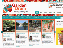Tablet Screenshot of gardendrum.com
